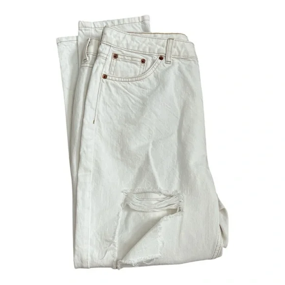 Topshop Ripped Mom Jeans - Picture 6 of 8